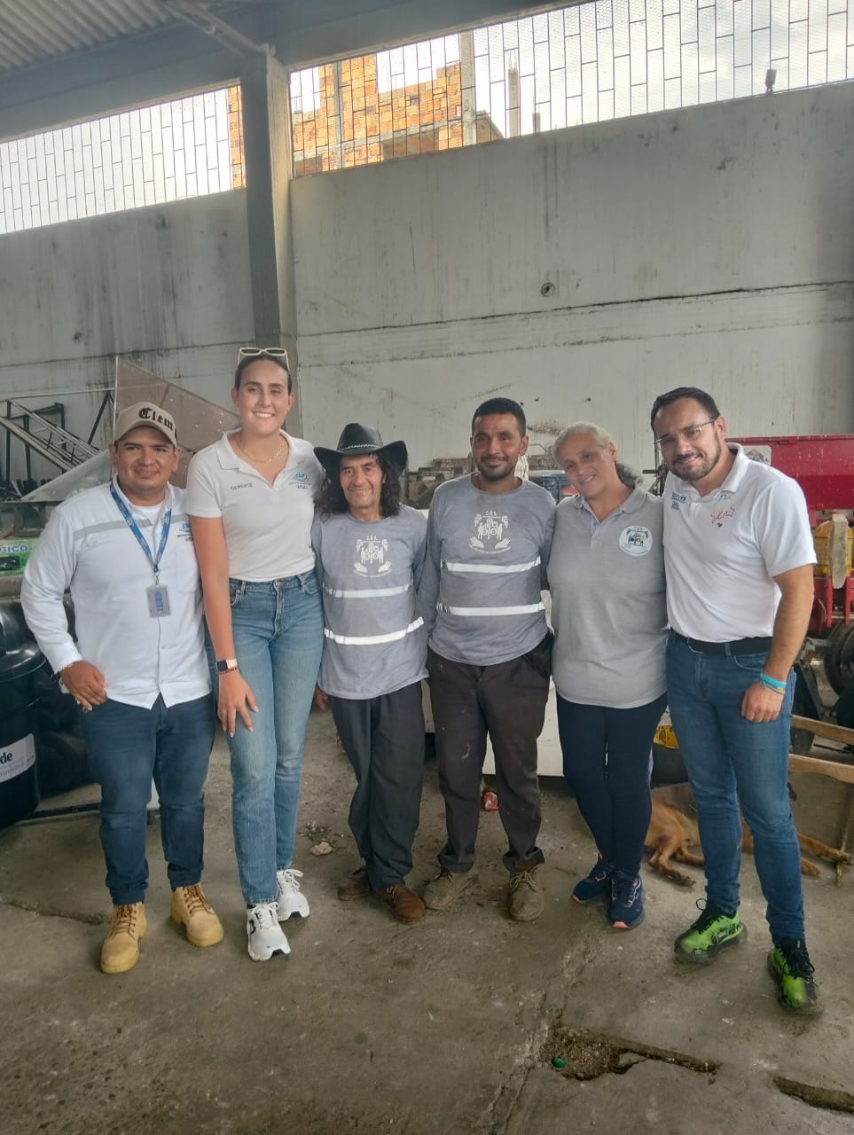 Recicladores en labor